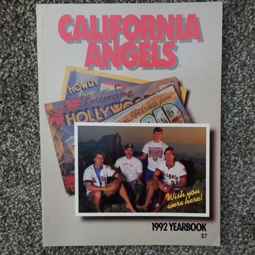 California Angels 1992 yearbook
